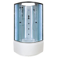 Душевая кабина DTO EM 4590 N LED с гидромассажем (90x90)