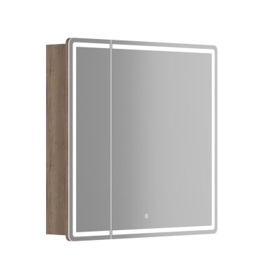 Зеркальный шкаф SANCOS Mirror 790x150х740 мм, с LED подсветкой, MI80EG