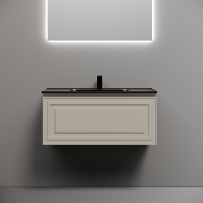 Тумба подвесная SANCOS Very 890х445х406, c одним ящиком оснащенным доводчиками, Beige Soft ,VR90CE