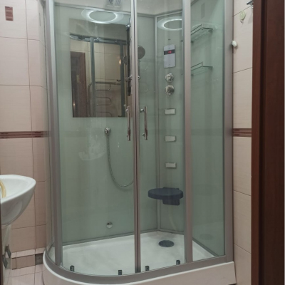 Душевая кабина Frank F-610 L 120x80 см с турецкой баней, 98798855