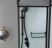 Душевая кабина Frank F411L Black без крыши 110x80 см, 114004