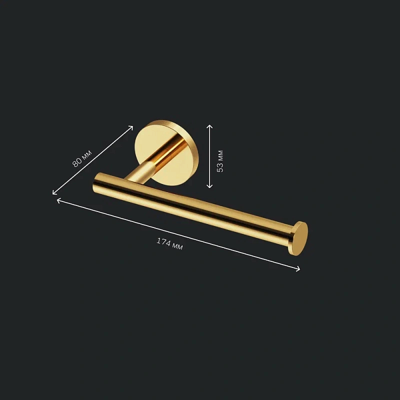 Набор аксессуаров AM.PM X-Joy золото (крючок, кольцо, держатель туалетной бумаги)