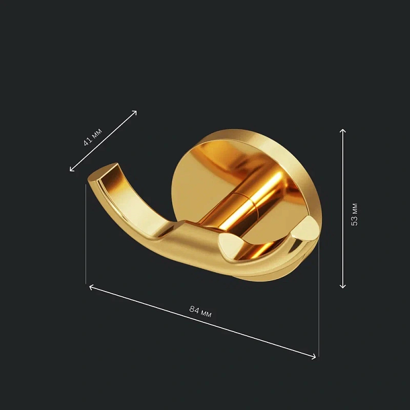 Набор аксессуаров AM.PM X-Joy золото (крючок, кольцо, держатель туалетной бумаги)