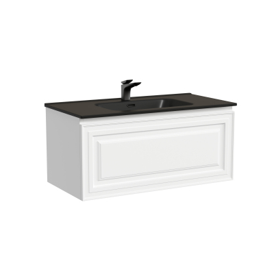 Тумба подвесная SANCOS Very 890х445х406, c одним ящиком оснащенным доводчиками, Bianco ,VR90W