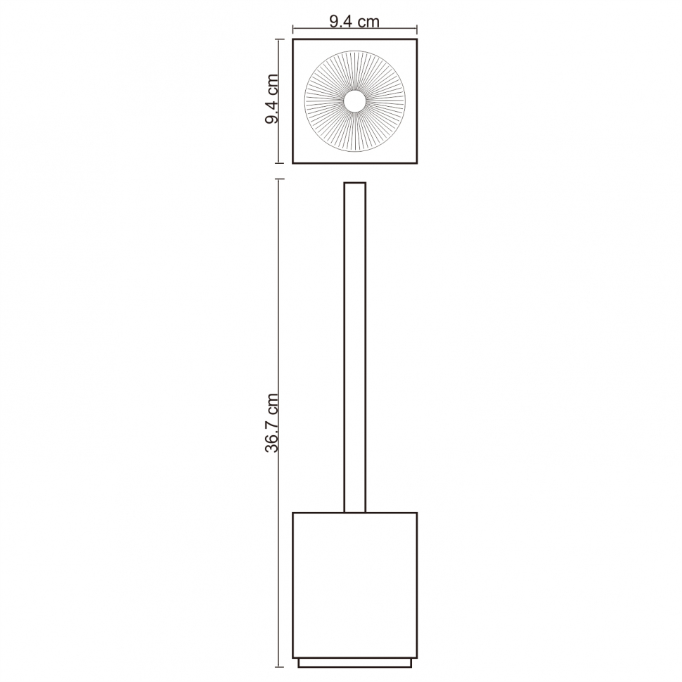 Щетка для унитаза Wasserkraft Leine K-3827