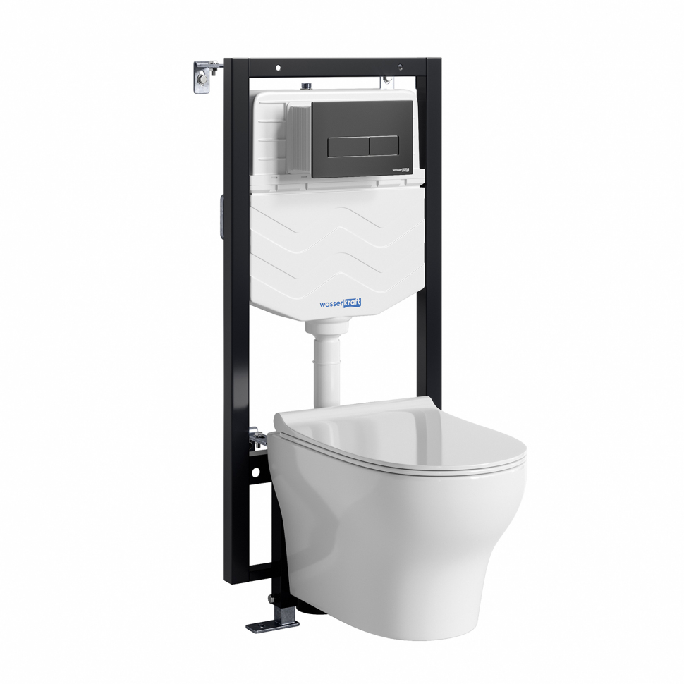 Система инсталяции с унитазом Wasserkraft Vils 56TLT.010.ME.MB03.H001