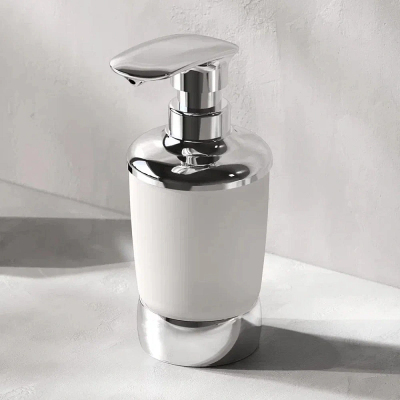 Дозатор для мыла настольный стеклянный AM.PM Sensation A3031900 хром