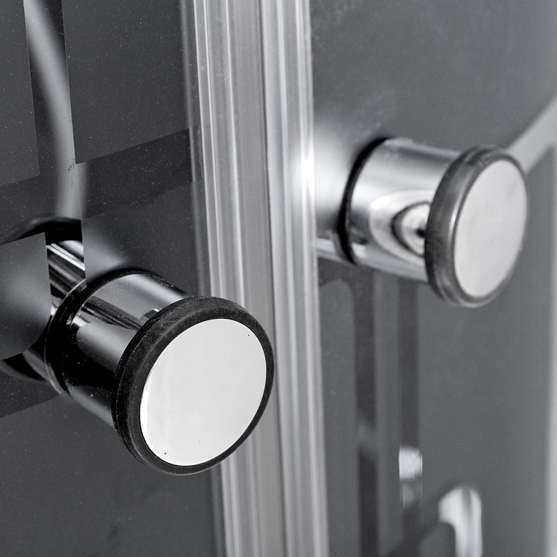 Душевая кабина DTO BM 4510 Black с гидромассажем  (100x100)