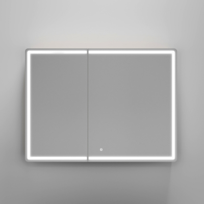 Зеркальный шкаф SANCOS Mirror 990x150х740 мм, с LED подсветкой, MI100EG