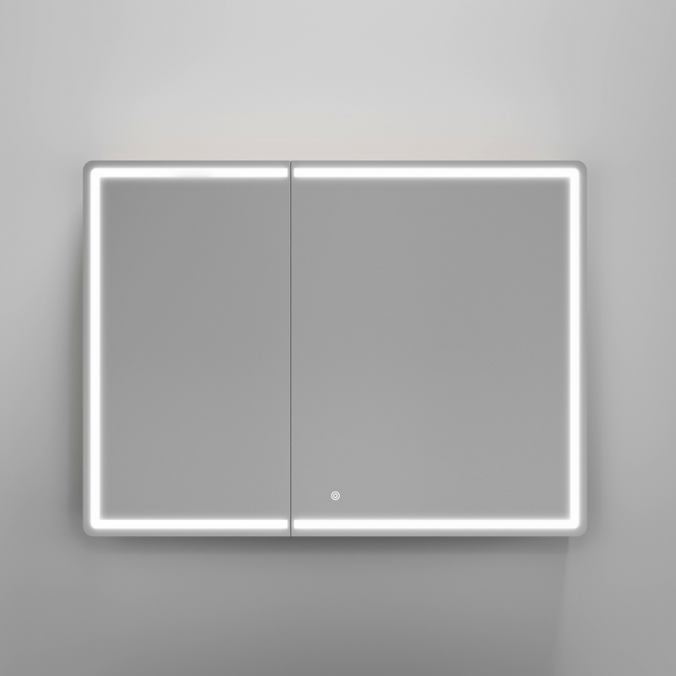 Зеркальный шкаф SANCOS Mirror 990x150х740 мм, с LED подсветкой, MI100EG