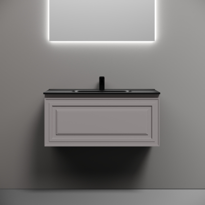 Тумба подвесная SANCOS Very 890х445х406, c одним ящиком оснащенным доводчиками, Doha Soft ,VR90SM