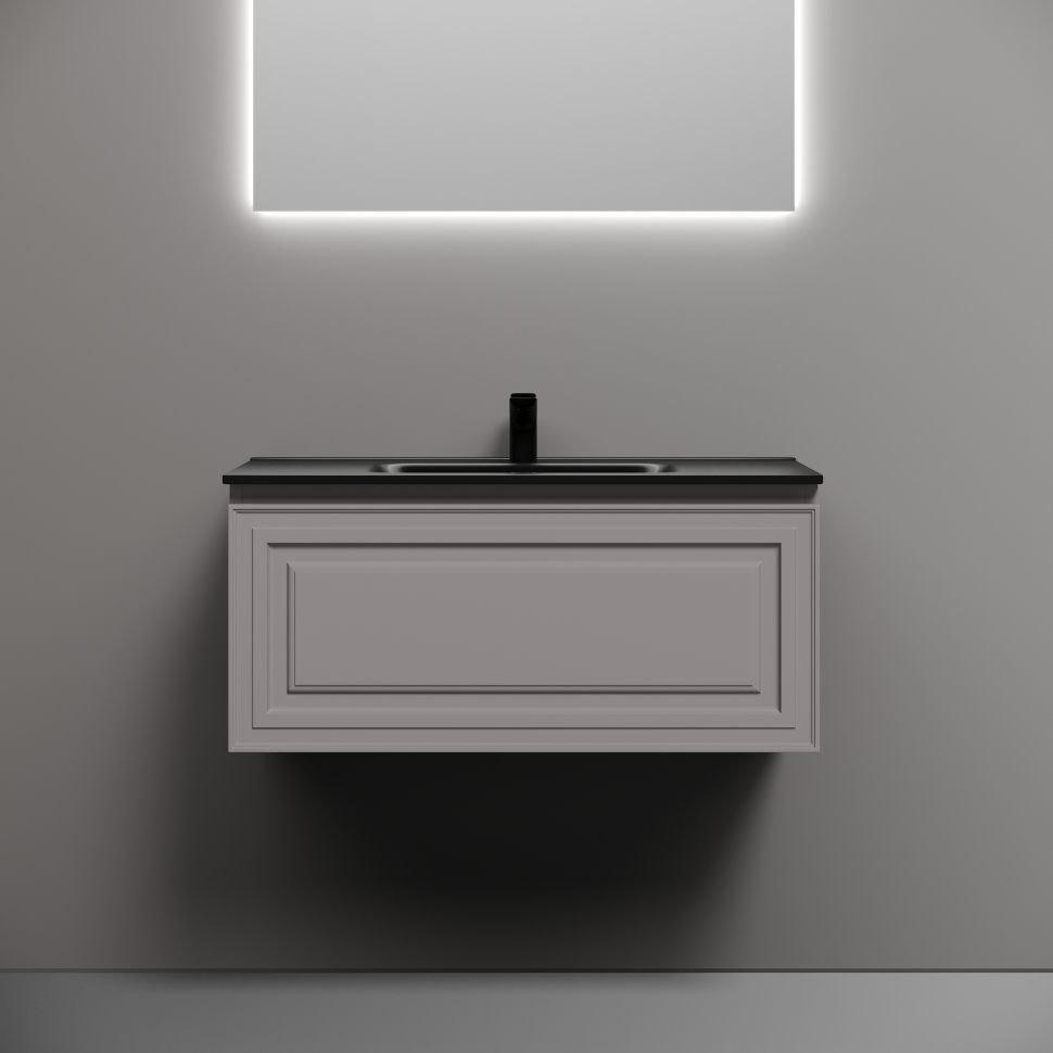 Тумба подвесная SANCOS Very 890х445х406, c одним ящиком оснащенным доводчиками, Doha Soft ,VR90SM