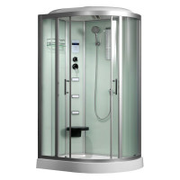 Душевая кабина Frank F-610 R 120x80 см с турецкой баней, 2021538