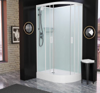 Душевая кабина Frank F411L White без крыши 110x80 см, 411011