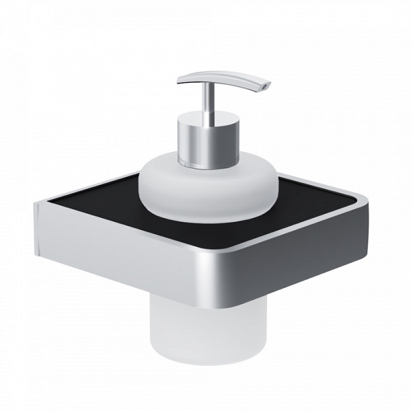 Дозатор для мыла настенный стеклянный Damixa Jupiter DA7736900 хром