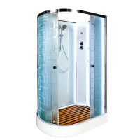 Душевая кабина DTO ЕМ 1511R N LED (110x80)