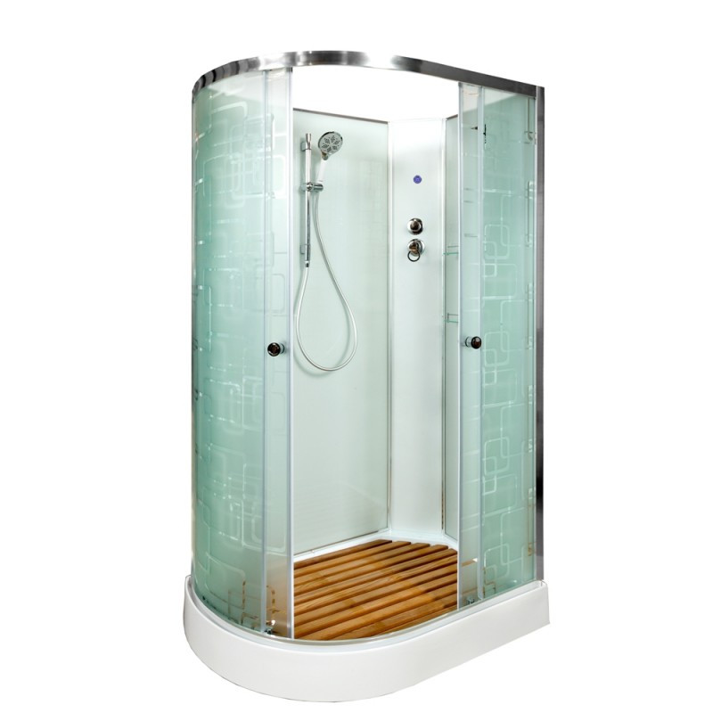 Душевая кабина DTO ЕМ 1511R N LED (110x80)