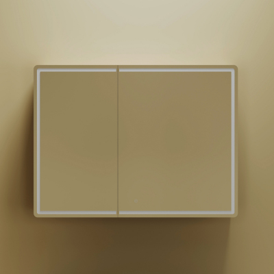 Зеркальный шкаф SANCOS Mirror 990x150х740 мм, с LED подсветкой, MI100ECH