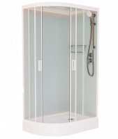 Душевая кабина Frank F418R White 100х80 см правосторонняя, 418419
