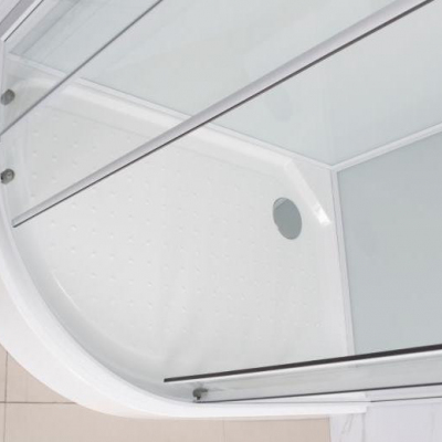 Душевая кабина Frank F418R White 100х80 см правосторонняя, 418419