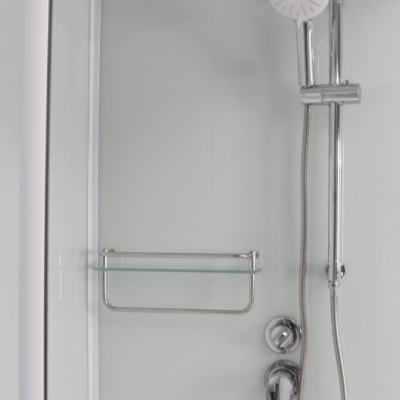 Душевая кабина Frank F418R White 100х80 см правосторонняя, 418419