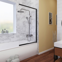 Стеклянная шторка Wasserkraft Dill 61S02-80 WasserSchutz