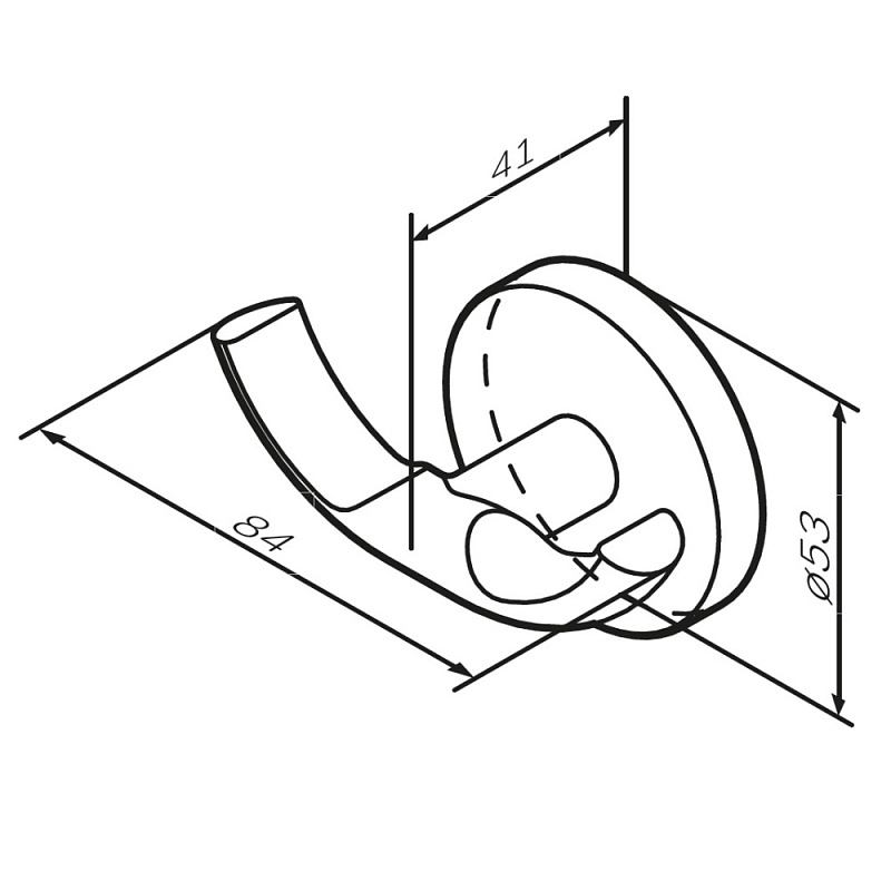 Набор аксессуаров AM.PM X-Joy розовое золото (крючок, кольцо, держатель туалетной бумаги)