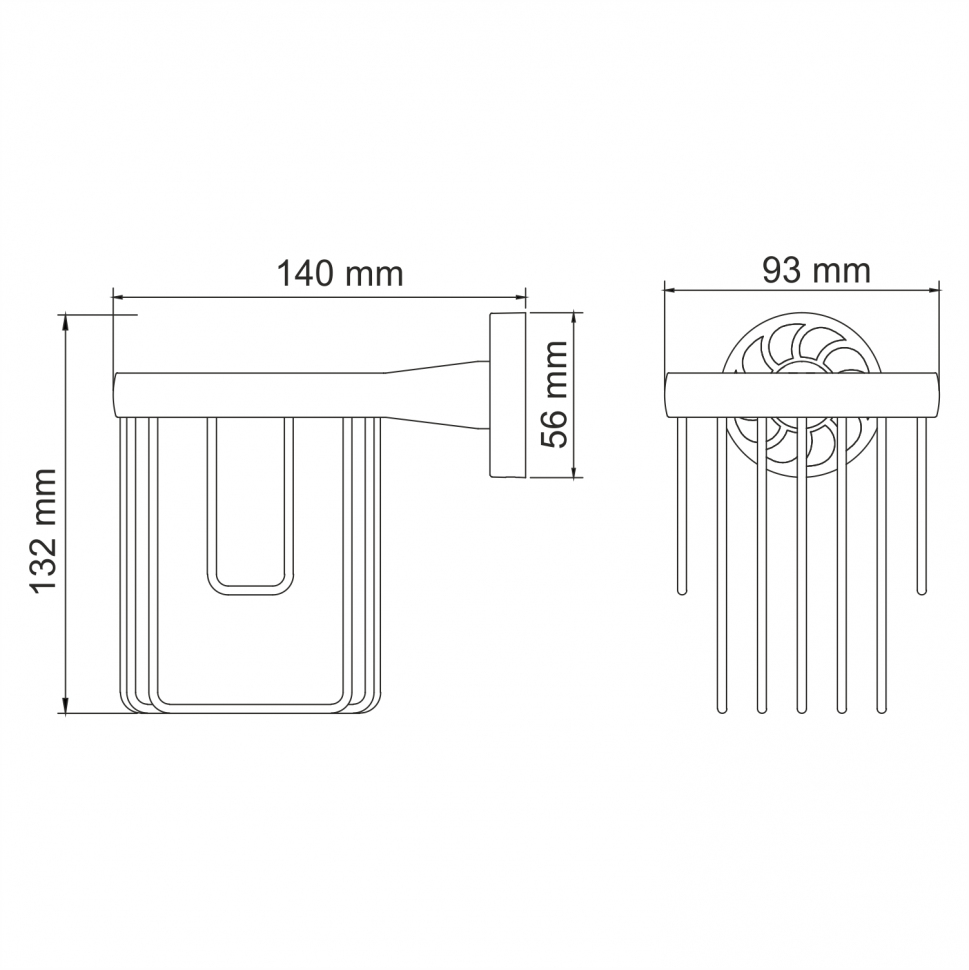 Держатель освежителя Wasserkraft Isen K-4045