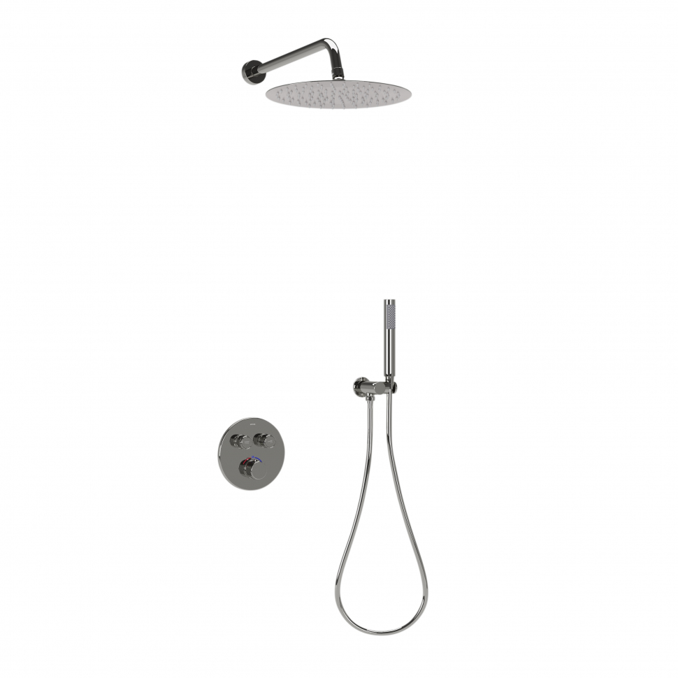 Душевой комплект SANCOS Link встраиваемый, c термостатическим смесителем, цвет хром, SC3005CH