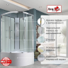 Душевая кабина AvaCan EM5090NT 90x90 см без крыши прозрачная
