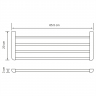 Полка для полотенец Wasserkraft Kammel K-8311