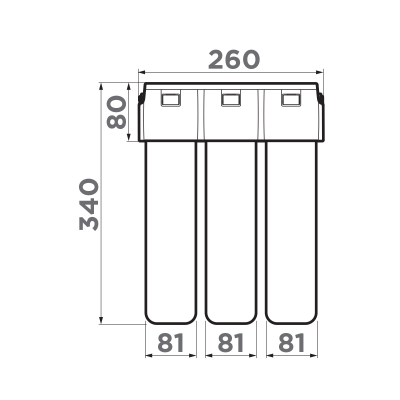 Фильтр для очистки воды Omoikiri Pure Drop 1.0, 4998001