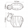 Стакан для зубных щеток Wasserkraft Lippe K-8128A
