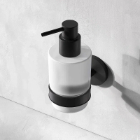 Дозатор для мыла настенный стеклянный AM.PM X-Joy A85A36922 черный