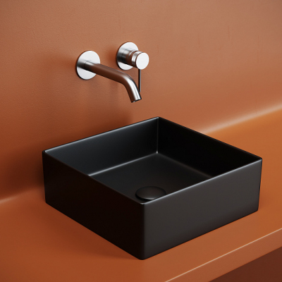 Накладная раковина CERAMICANOVA Element 361x361x130 мм CN6068MB