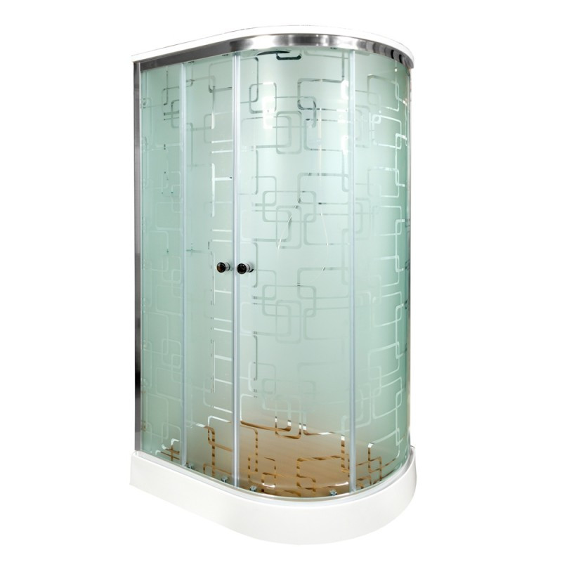 Душевая кабина DTO ЕМ 1512L с электрикой (120x80)