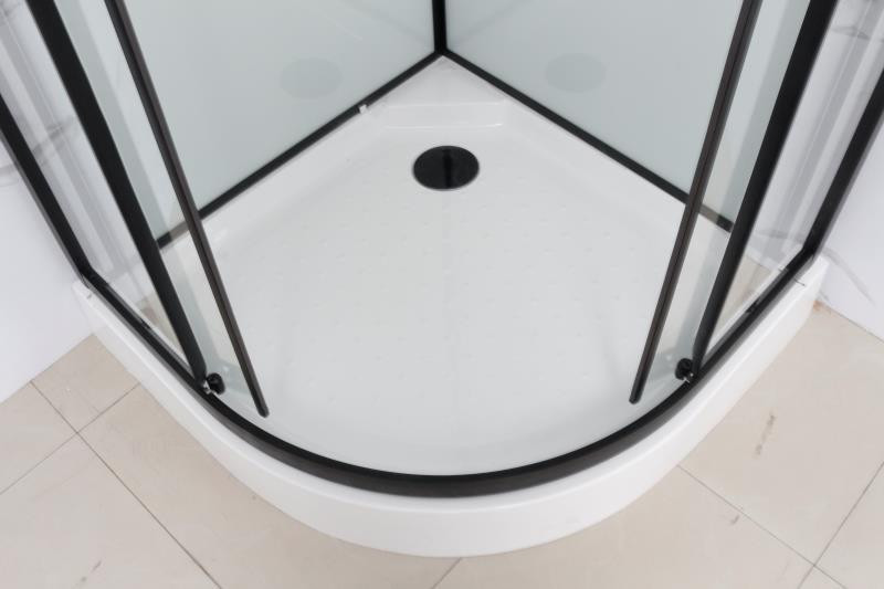 Душевая кабина Frank F400 Black 100х100 см, 400404