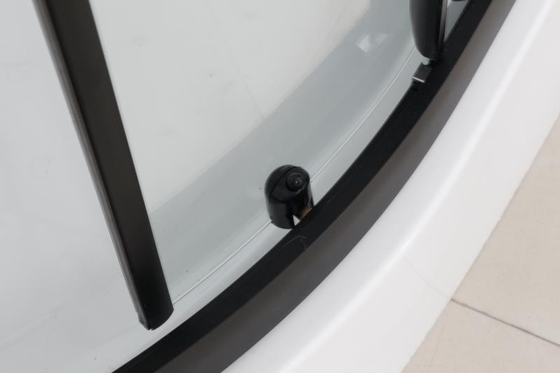 Душевая кабина Frank F400 Black 100х100 см, 400404