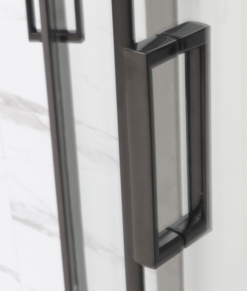 Душевая кабина Frank F400 Black 100х100 см, 400404