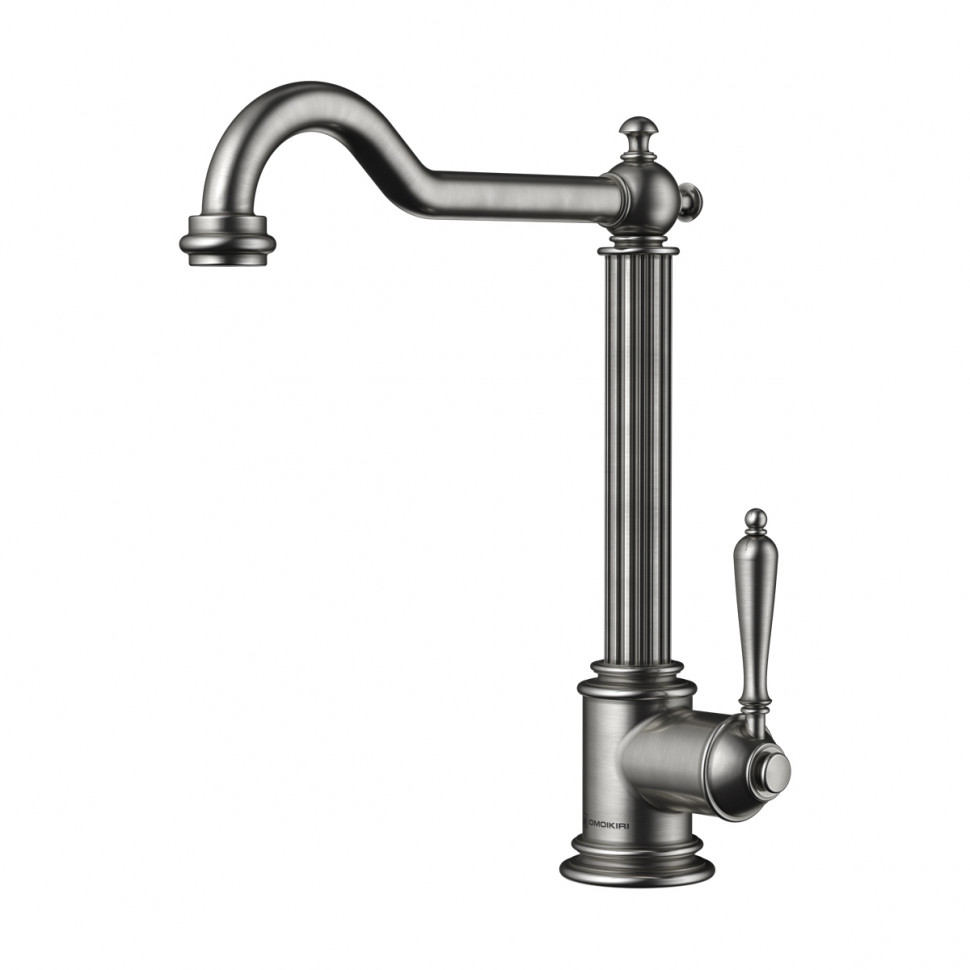 Смеситель для кухни Omoikiri Toshima-SI латунь/античное серебро, 4994326