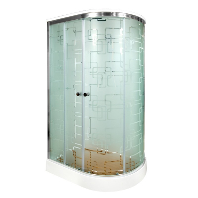 Душевая кабина DTO ЕМ 1512L с электрикой и гидромассажем (120x80)