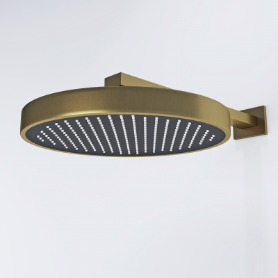 Душевой комплект SANCOS Space встраиваемый c термостатическим смесителем, цвет брашированное золото , SC3006BG