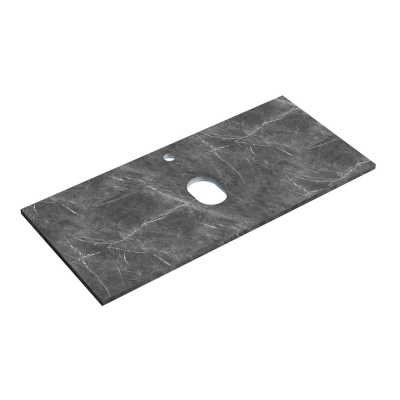 Столешница для ванной комнаты SANCOS 1000х460 с отверстием под смеситель, цвет black sky, артикул TT100A1X, TT100A1X