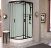 Душевая кабина Frank F411R Black 110х80 см правосторонняя, 114115