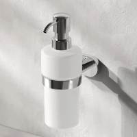 Дозатор для мыла настенный стеклянный AM.PM Sense L A7436900 хром