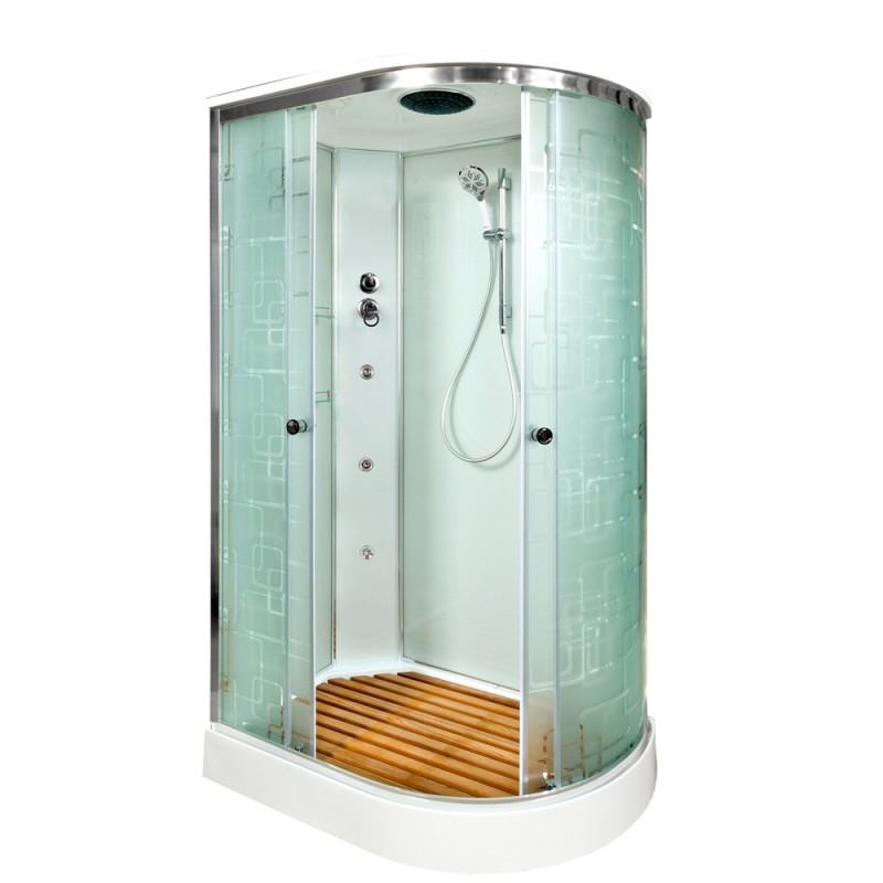 Душевая кабина DTO ЕМ 1512L с гидромассажем (120x80)