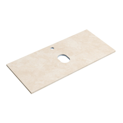 Столешница для ванной комнаты SANCOS 1000х460 с отверстием под смеситель, цвет kreman, артикул TT100A2X, TT100A2X