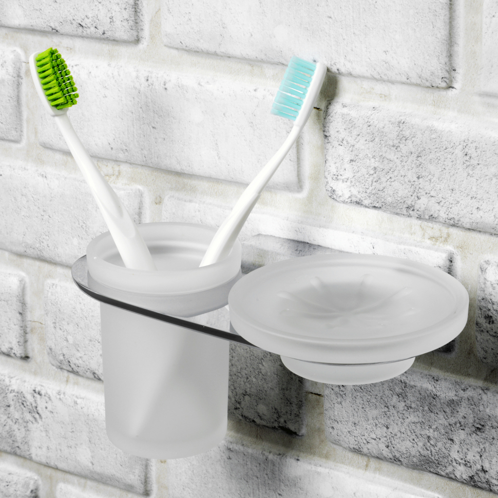 Держатель стакана и мыльницы Wasserkraft Kammel K-8326