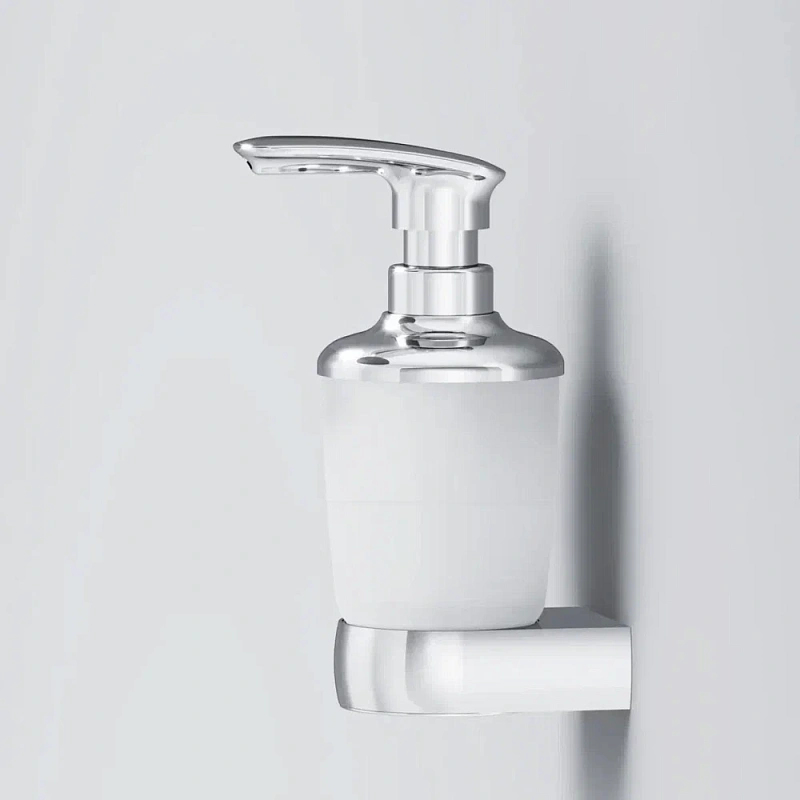 Дозатор для мыла настенный стеклянный AM.PM Sensation A3036900 хром
