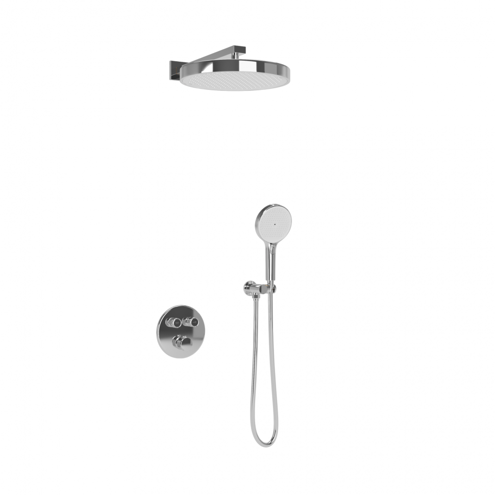 Душевой комплект SANCOS Space встраиваемый c термостатическим смесителем, цвет хром , SC3006CH